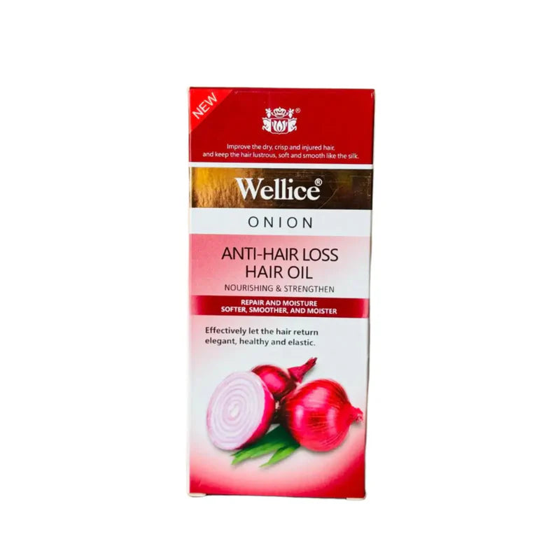 Wellice Onion Hair Oil 150ml – Control Hair Fall & Dandruff