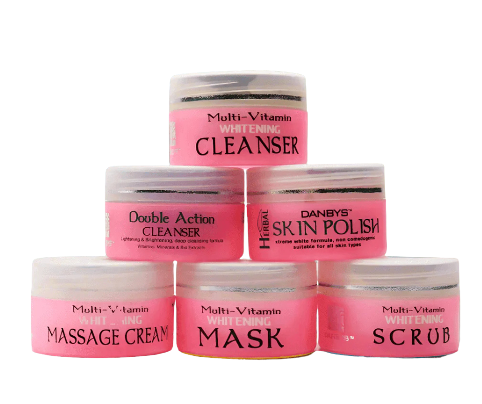 Danbys Multivitamin Whitening Facial Set Small 6 pcs